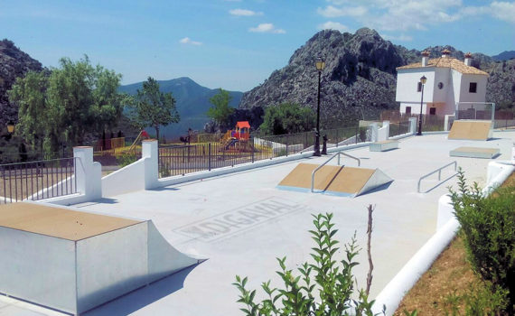 El skate park de Benaocaz es ya una realidad.