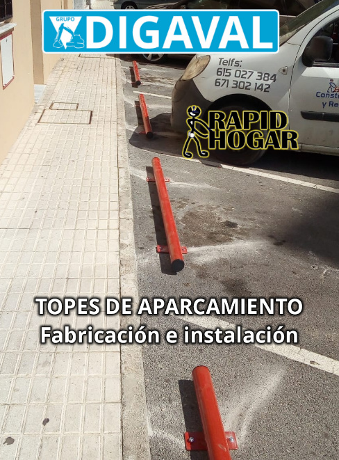 DIGAVAL fabrica topes para aparcamientos.